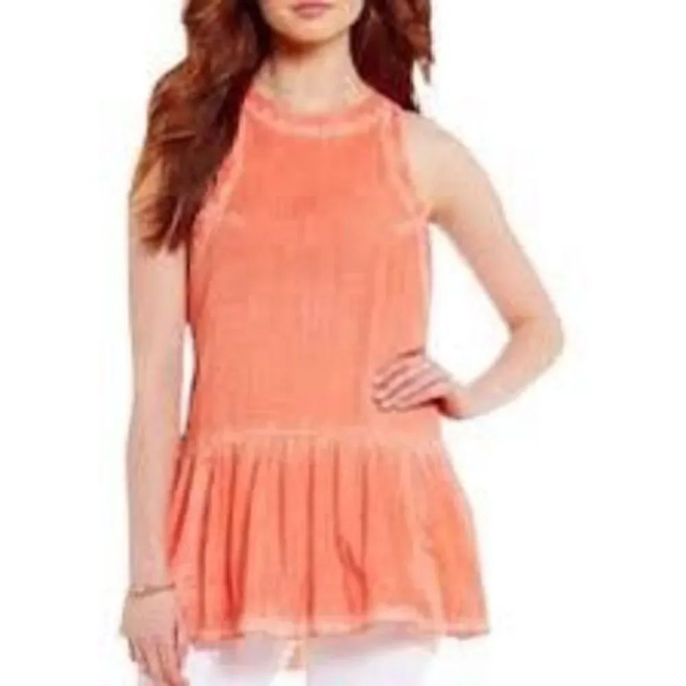 Free people drop waist tunic blouse XS